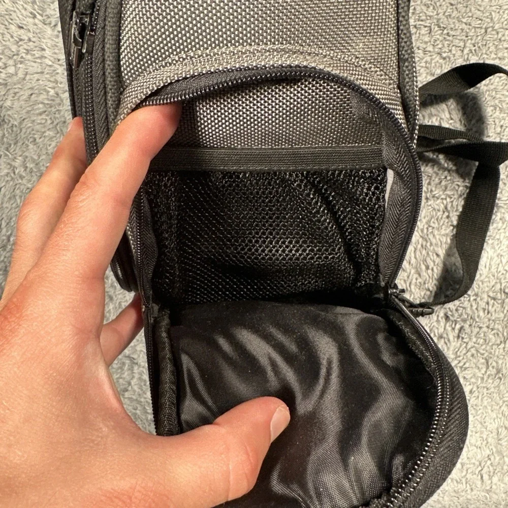 Vintage Nintendo Game Boy Advance SP Backpack Carry Case Gray Used & Cleaned Y2K